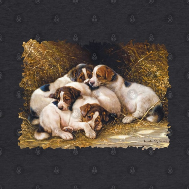 Litter of Beagle Pups by UndiscoveredWonders